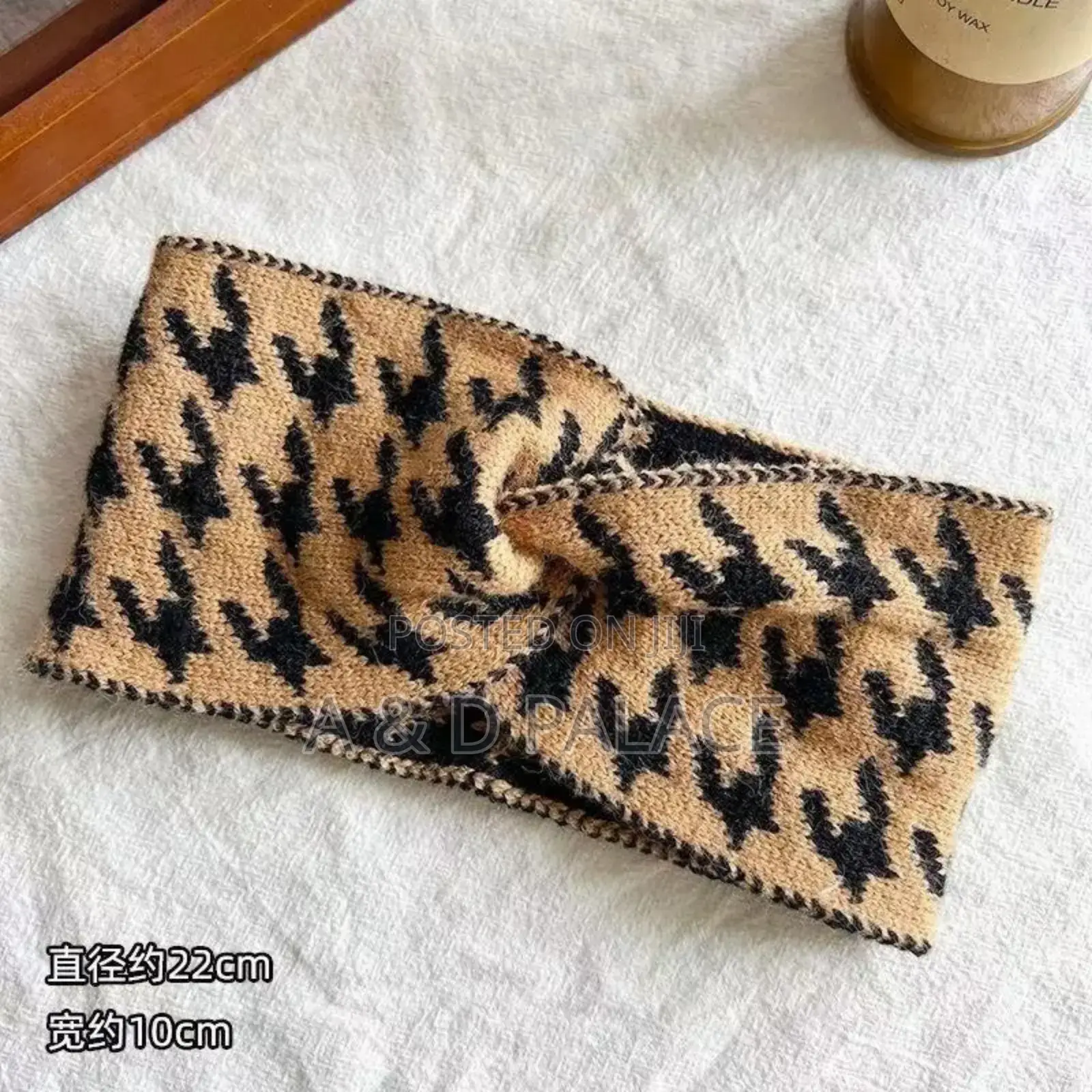 Women Classic Houndstooth -Elegant Hair Band