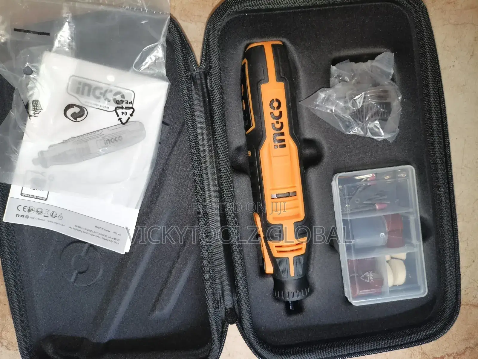 Lithium-Ion Cordless Grinder/Pencil Grinder With 67pcs
