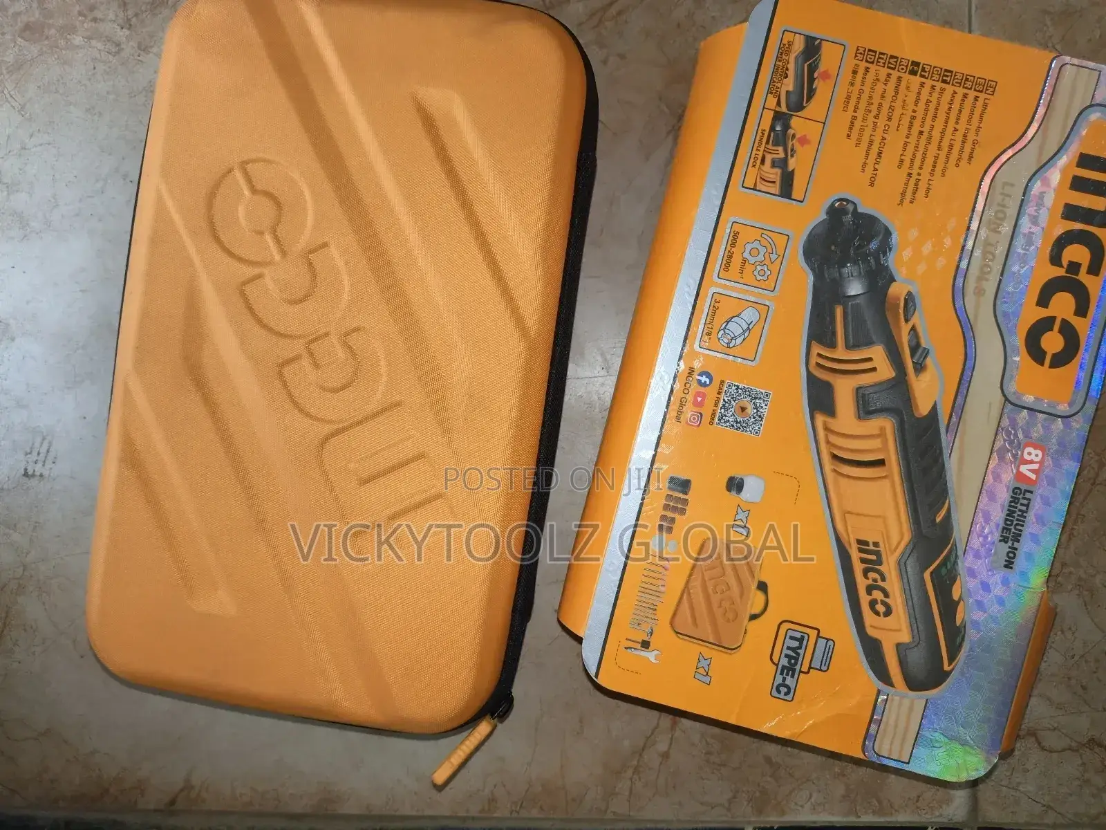 Lithium-Ion Cordless Grinder/Pencil Grinder With 67pcs