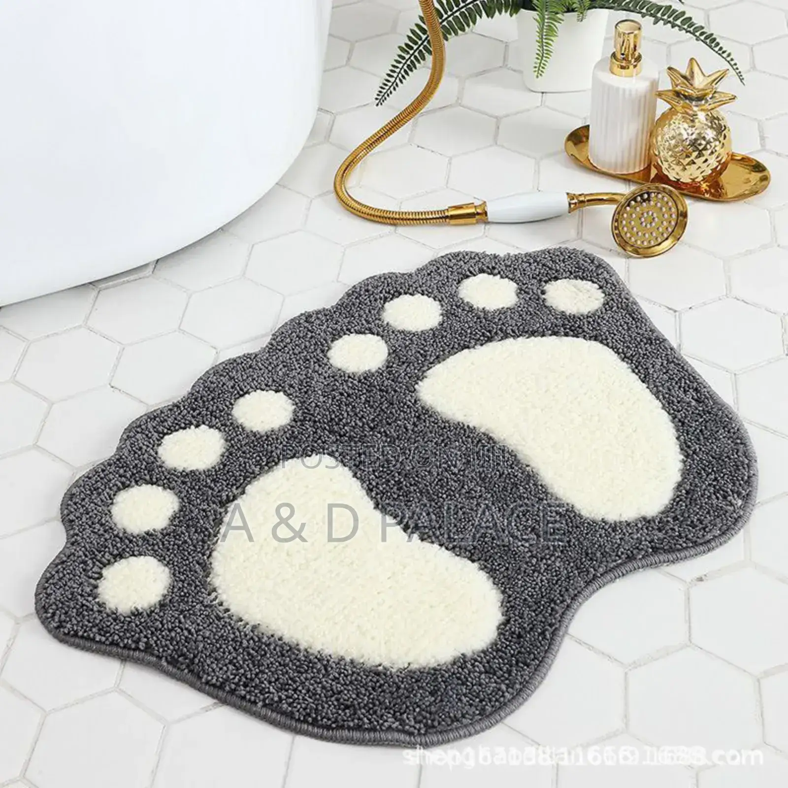 Paw Cute Original Fluffy Absorbent Floor Mat