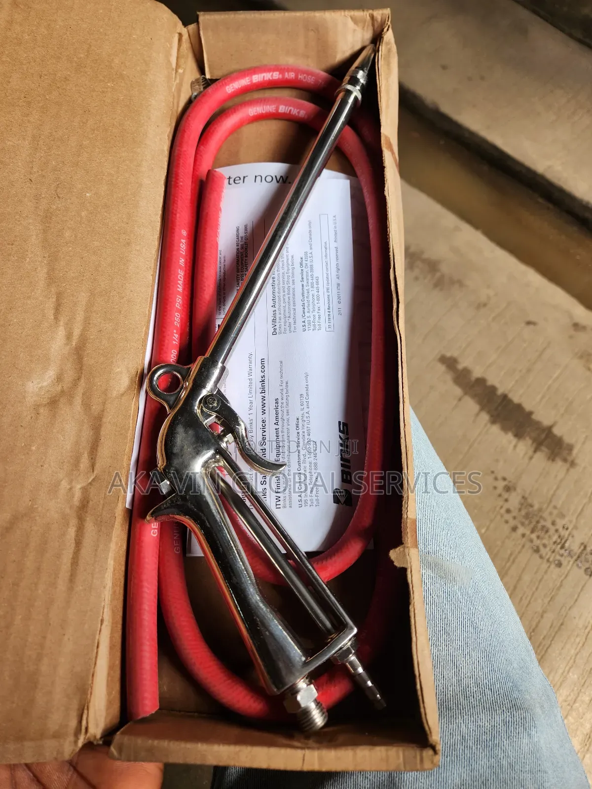 Binks 140-B Brass 140b Series Spray Guns