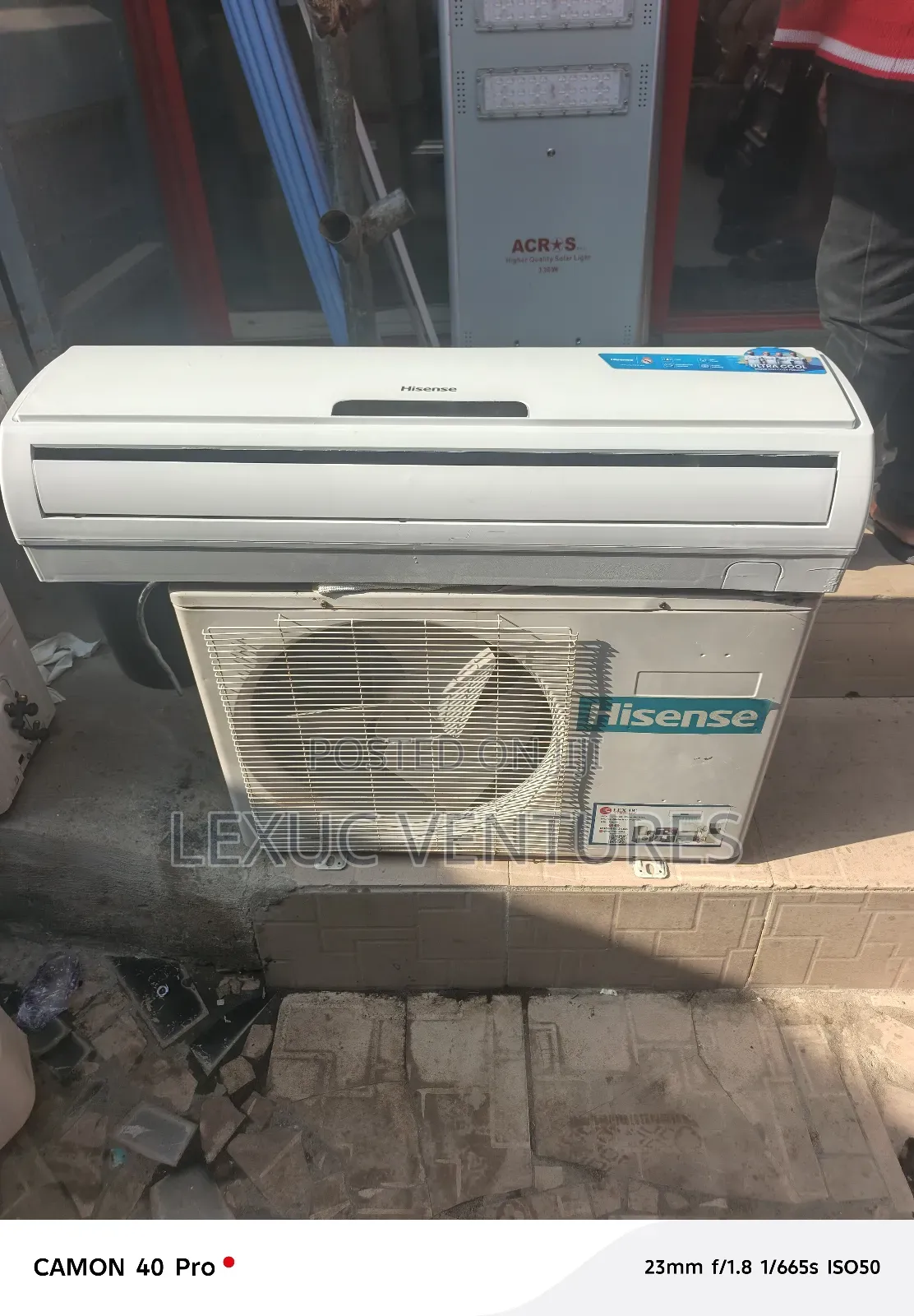 Hisenes 2hp Split Unit Air Conditioner Uk Neatly Used 100% Copper
