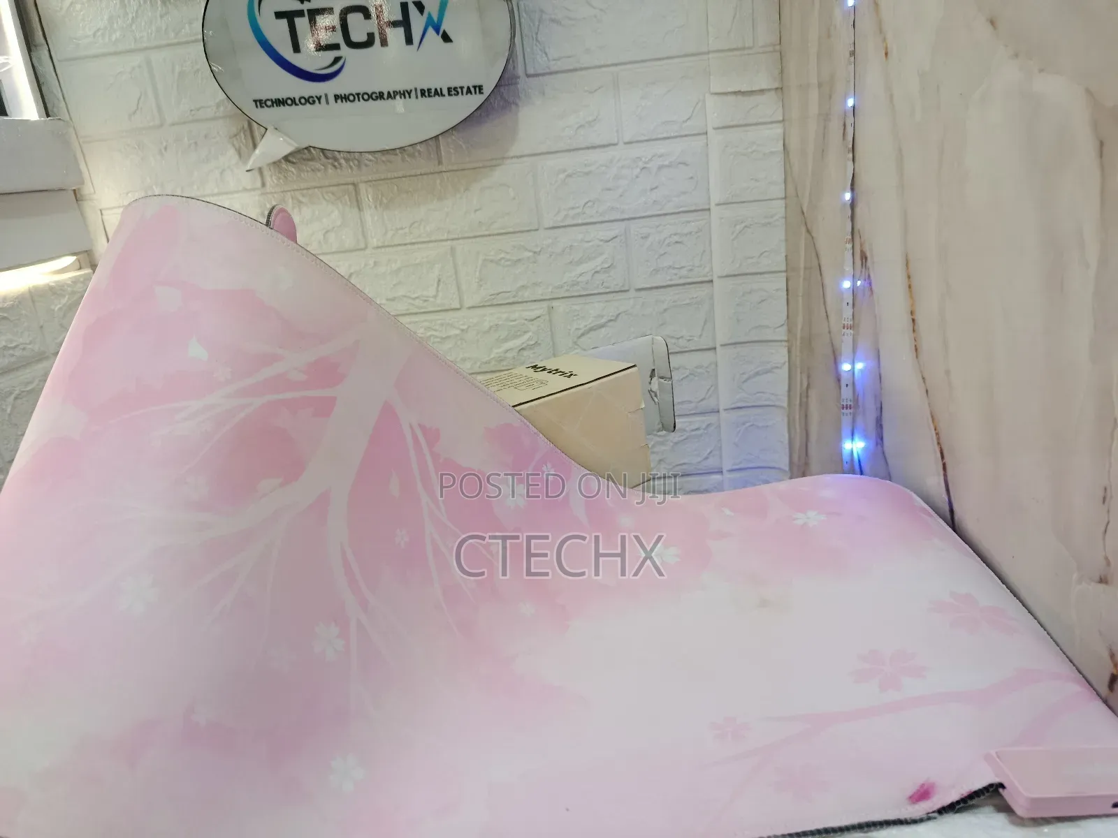 Pink Gaming Mouse Pad RGB Mousepad Non-Slip 80 X 30 Cm Extra Large Xl