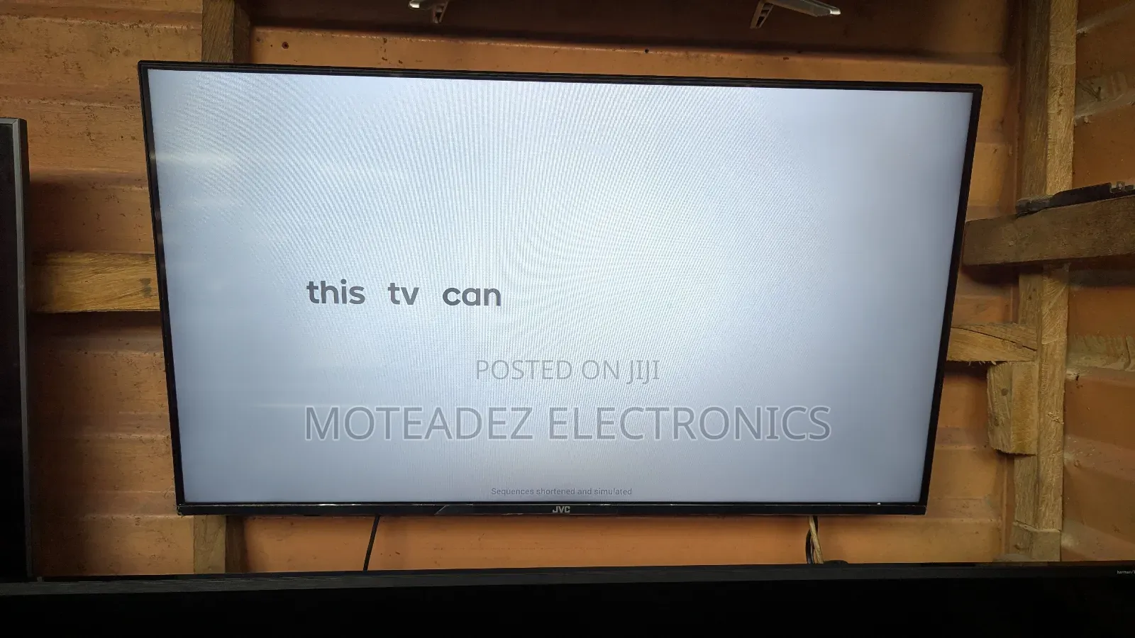 Uk Used JVC 43" Uhd Android Smart Led Tv With Remote Control