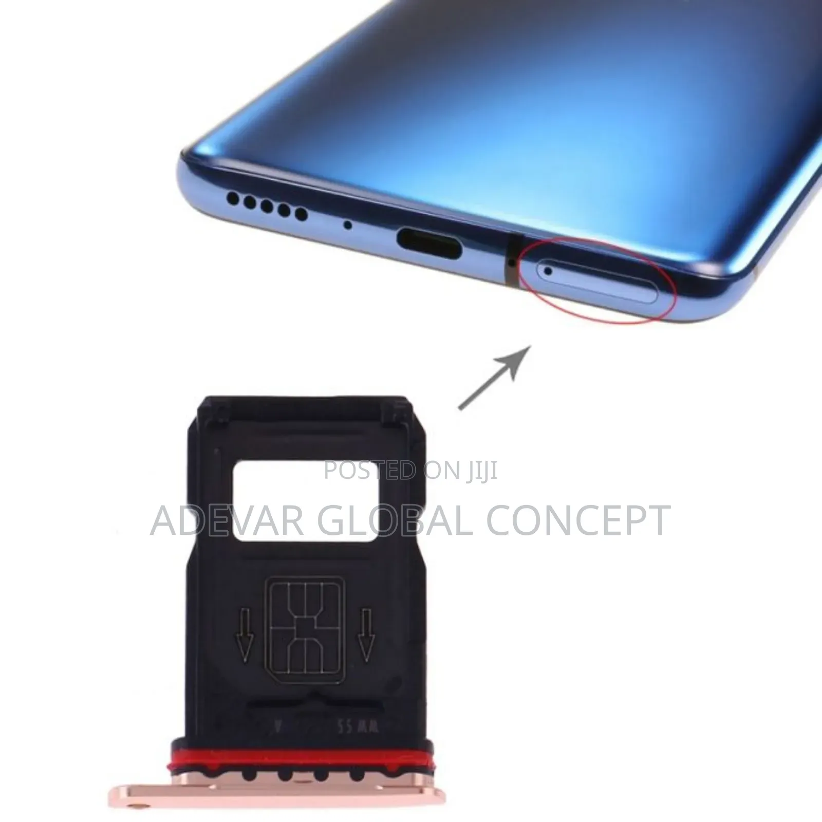Sim Card Tray + Sim Card Tray for Oneplus 7 Pro