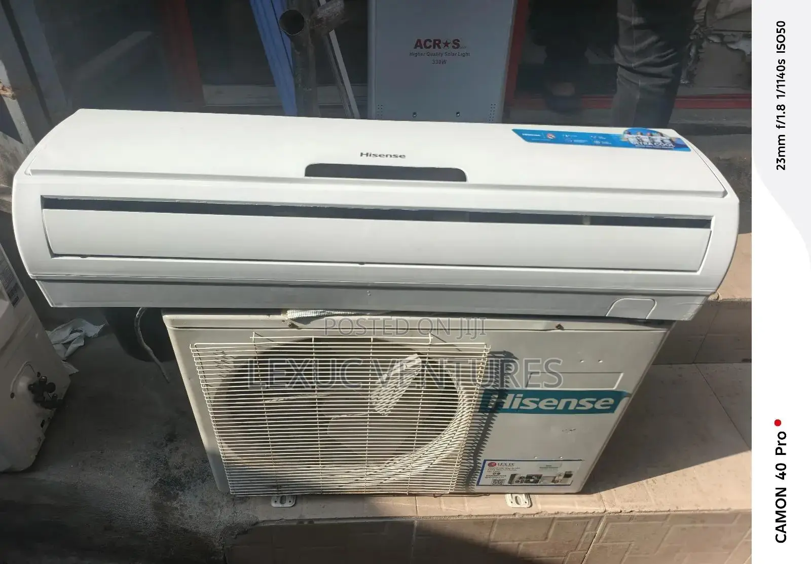 Hisenes 2hp Split Unit Air Conditioner Uk Neatly Used 100% Copper