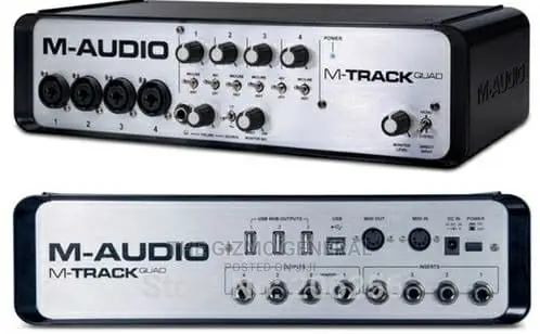 M-track Quad Professional Four Channel Audio/Midi Interface