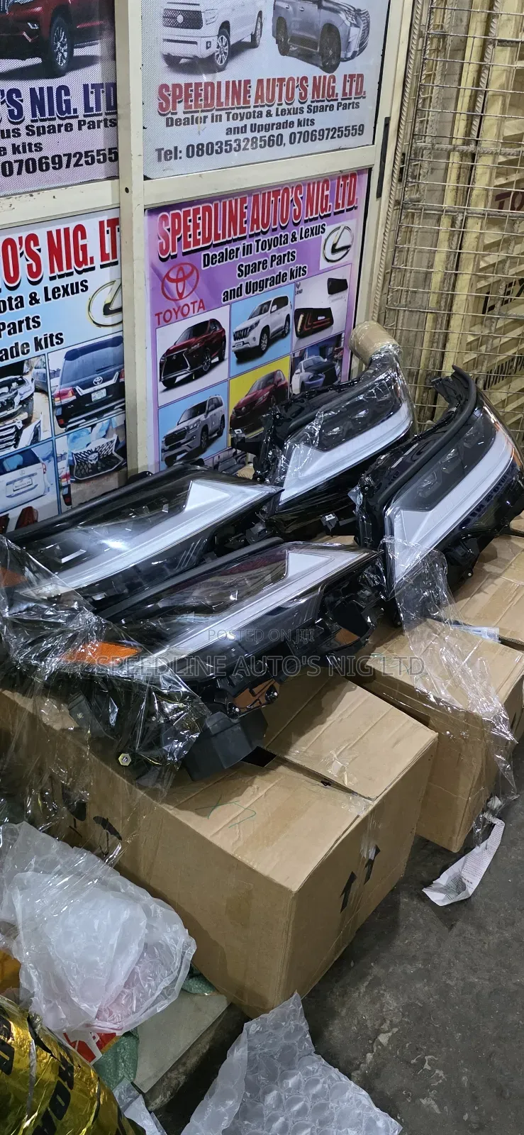 Complete Set Of Head Light Lexus Lx600 2023/2025 Model