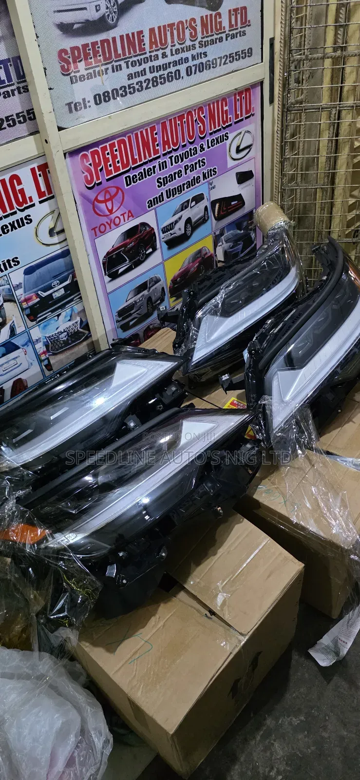 Complete Set Of Head Light Lexus Lx600 2023/2025 Model