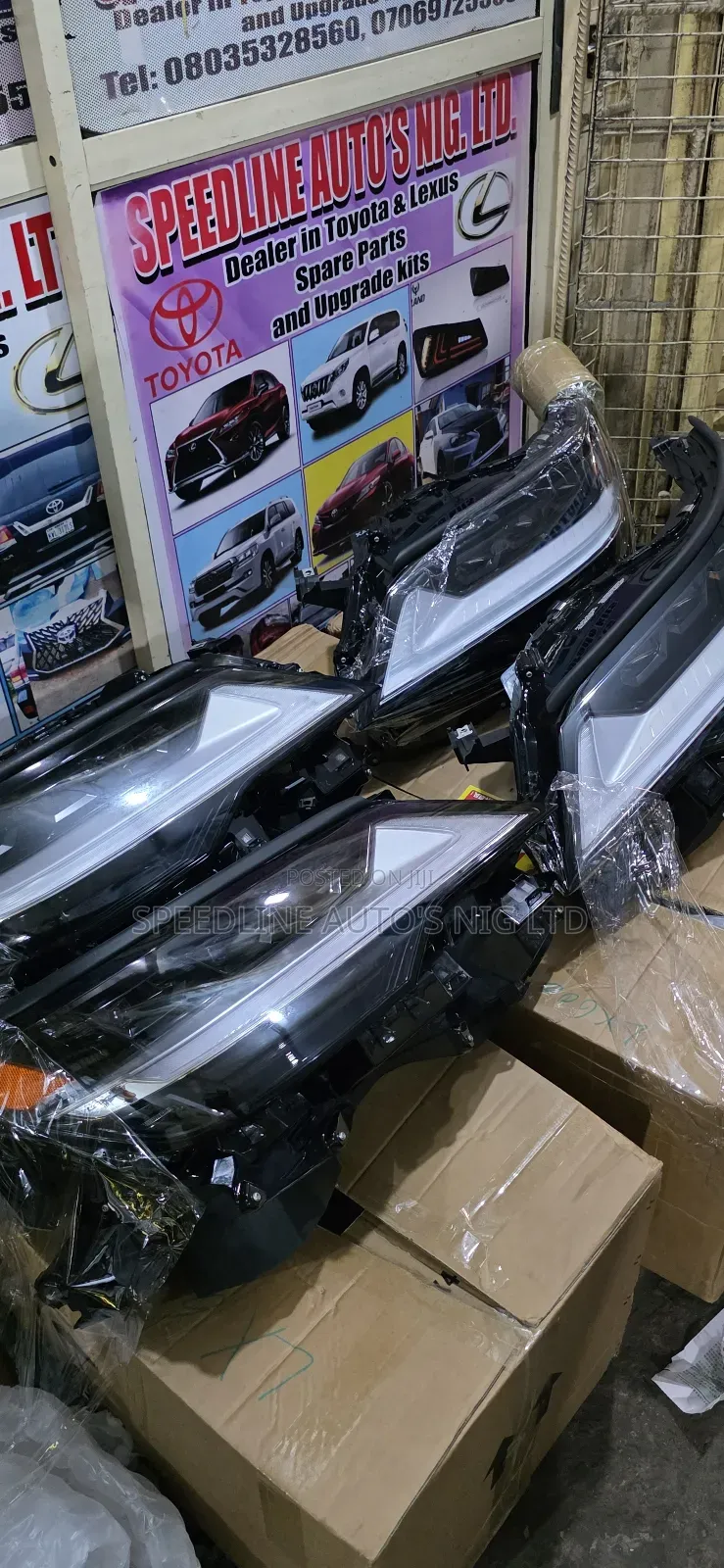 Complete Set Of Head Light Lexus Lx600 2023/2025 Model