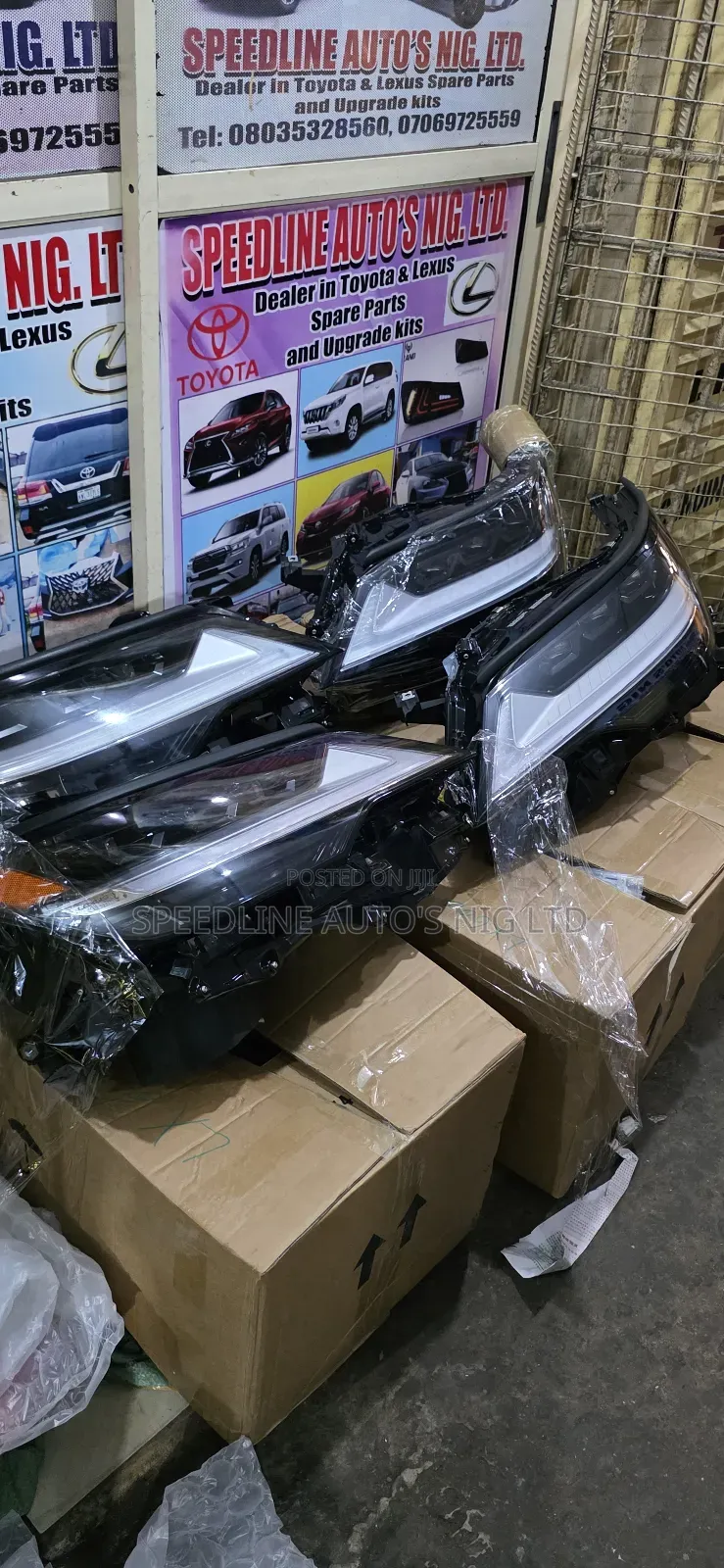 Complete Set Of Head Light Lexus Lx600 2023/2025 Model