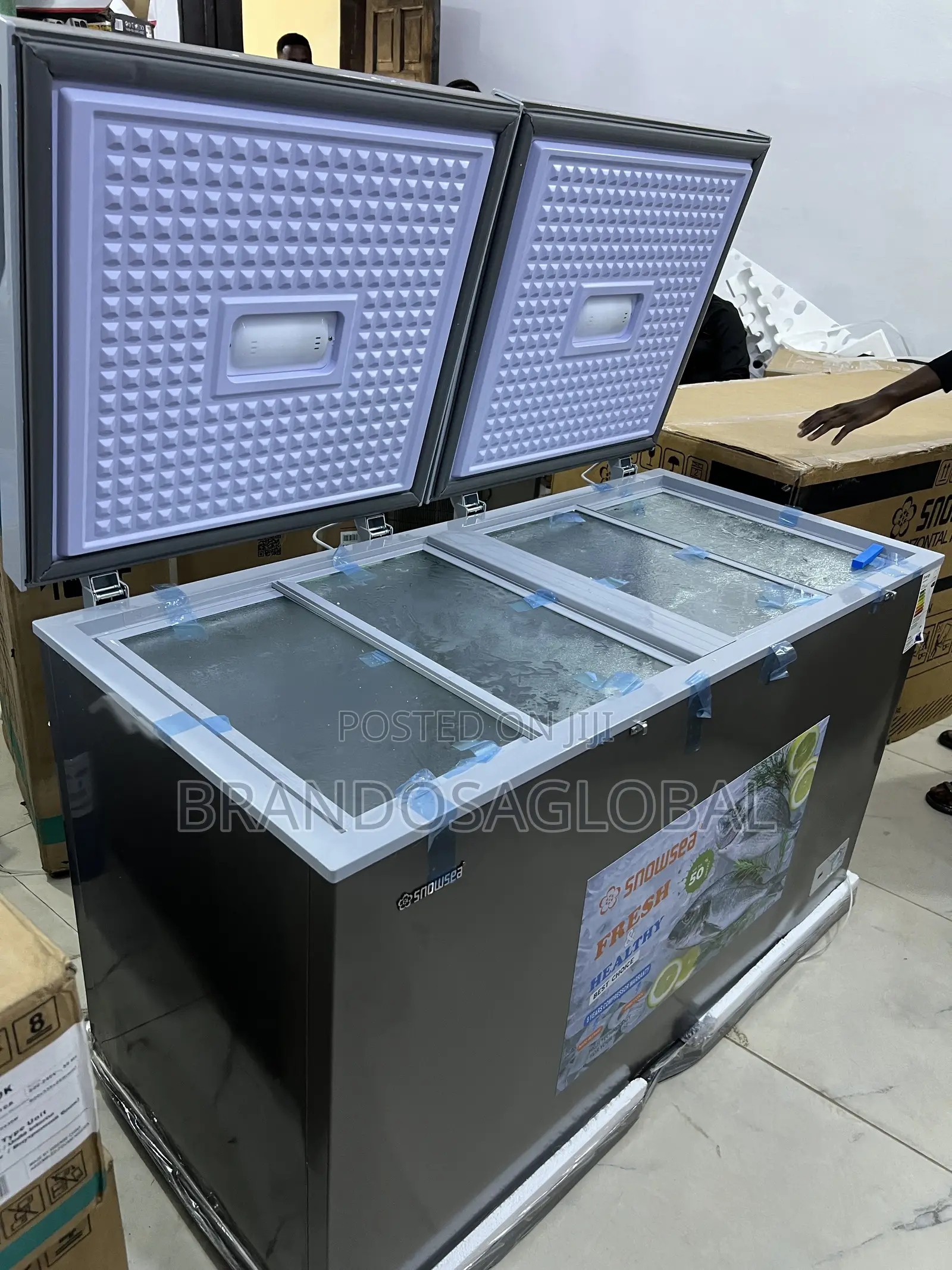 Snowsea 420l Bd-600g Deep Freezer With Fast Ice Formation