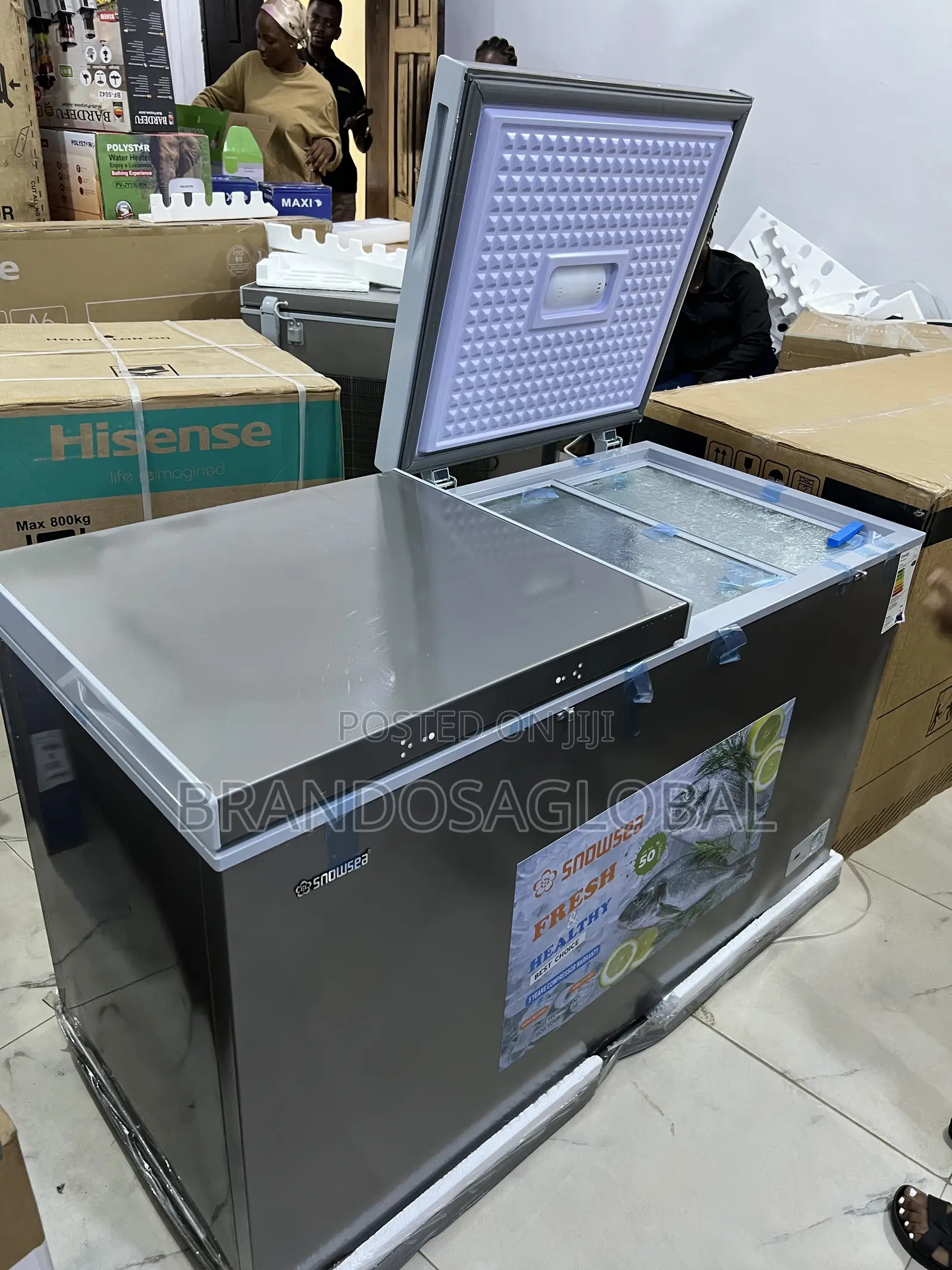 Snowsea 420l Bd-600g Freezer With Tropicalized Cooling System