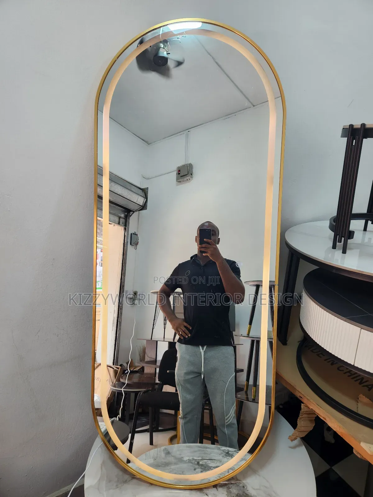 Led Standing Mirror