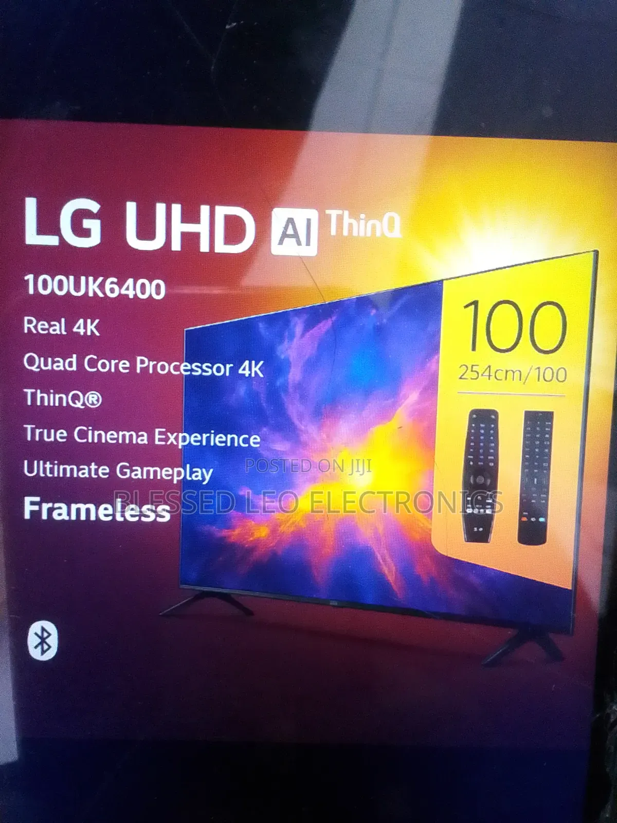 100 Inches Smart Tv With Voice Activated Control Narrator