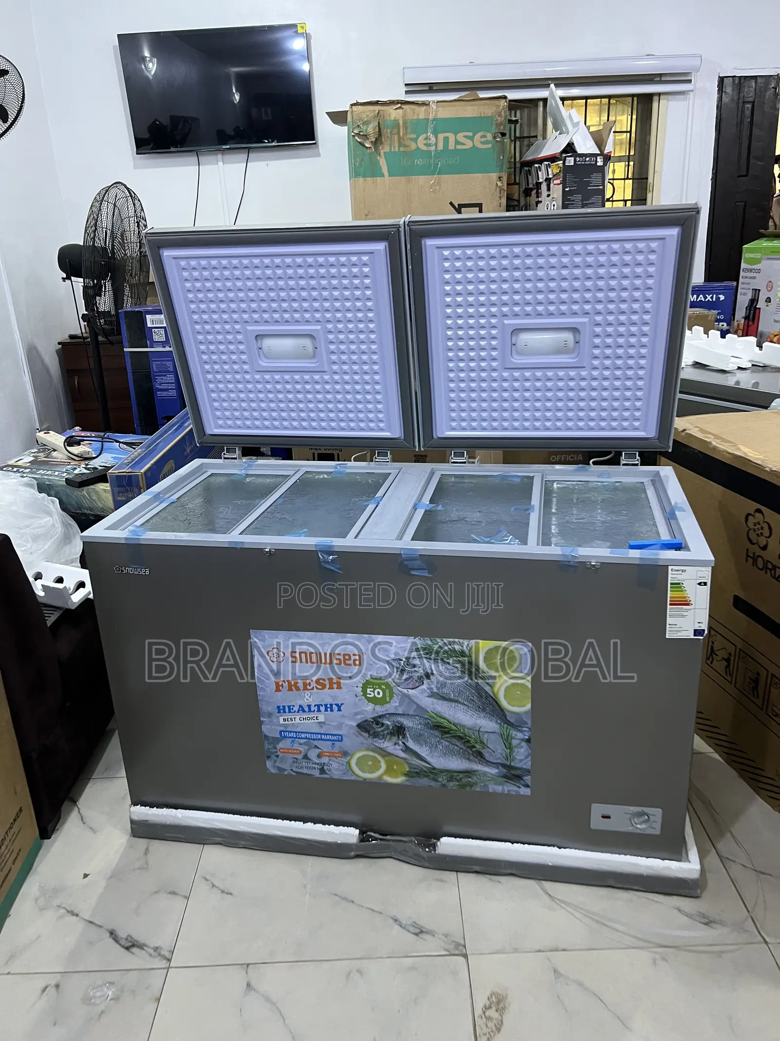 Snowsea 420l Bd-600g Freezer With Removable Storage Baskets