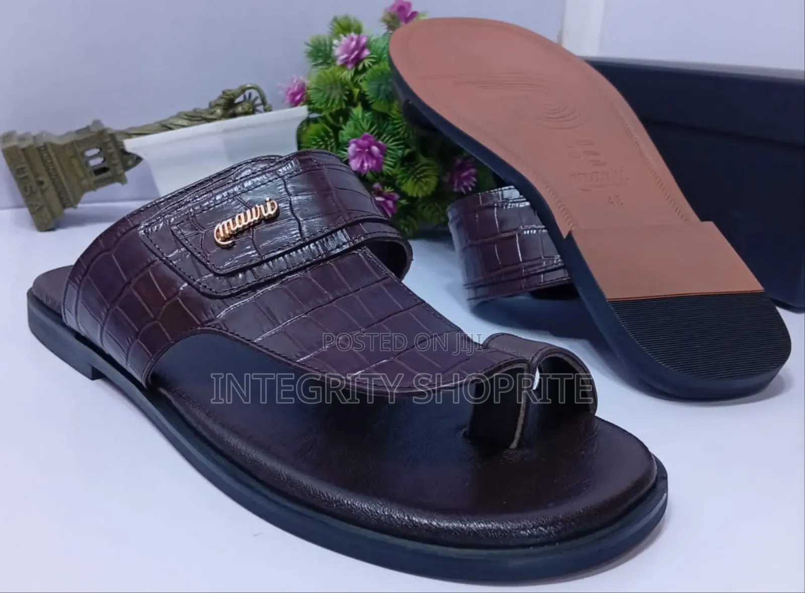 Black Mauri Italian Slippers