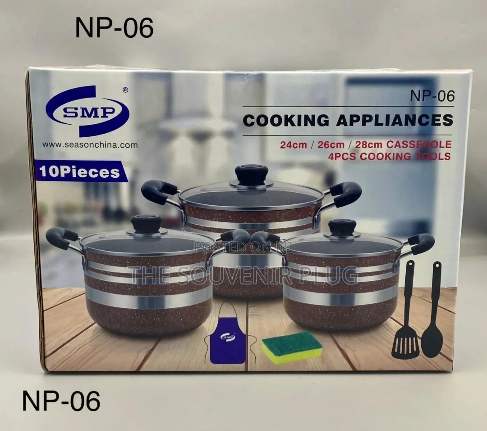 Quality Non Stick Pot- 10pieces