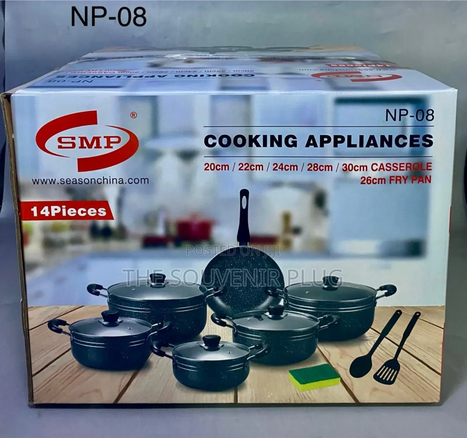 SMP Np-08 Nonstick Pot Set- 14pieces