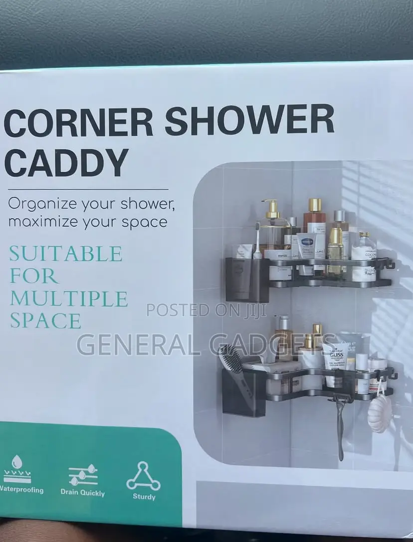 2in1 Wall Mounted Bathroom Storage Rack
