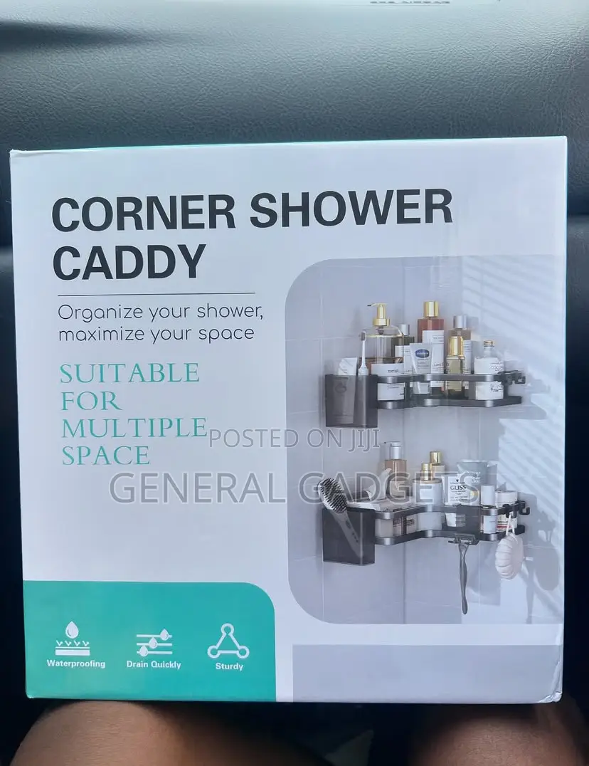 2in1 Wall Mounted Bathroom Storage Rack