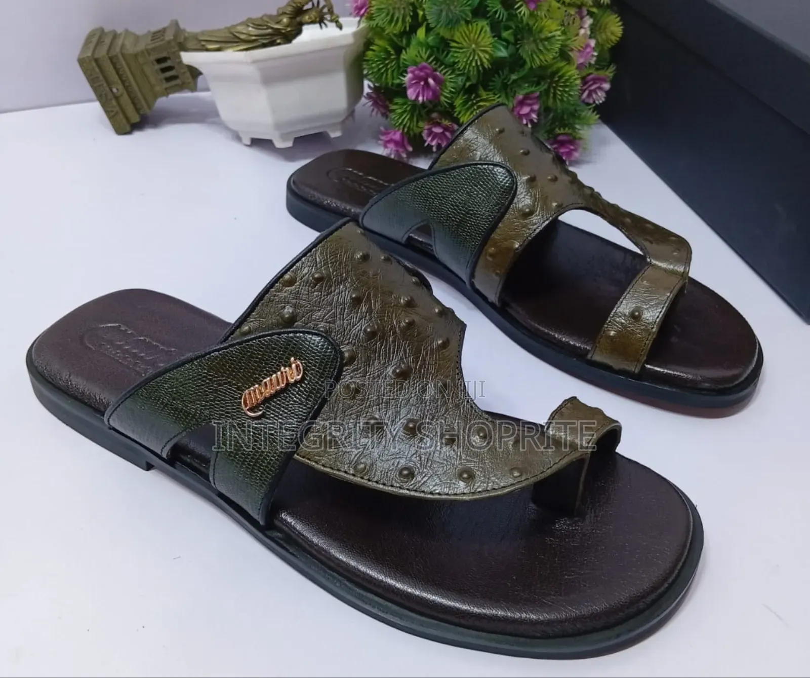 Mauri Quality Italian Leather Men's Slippers