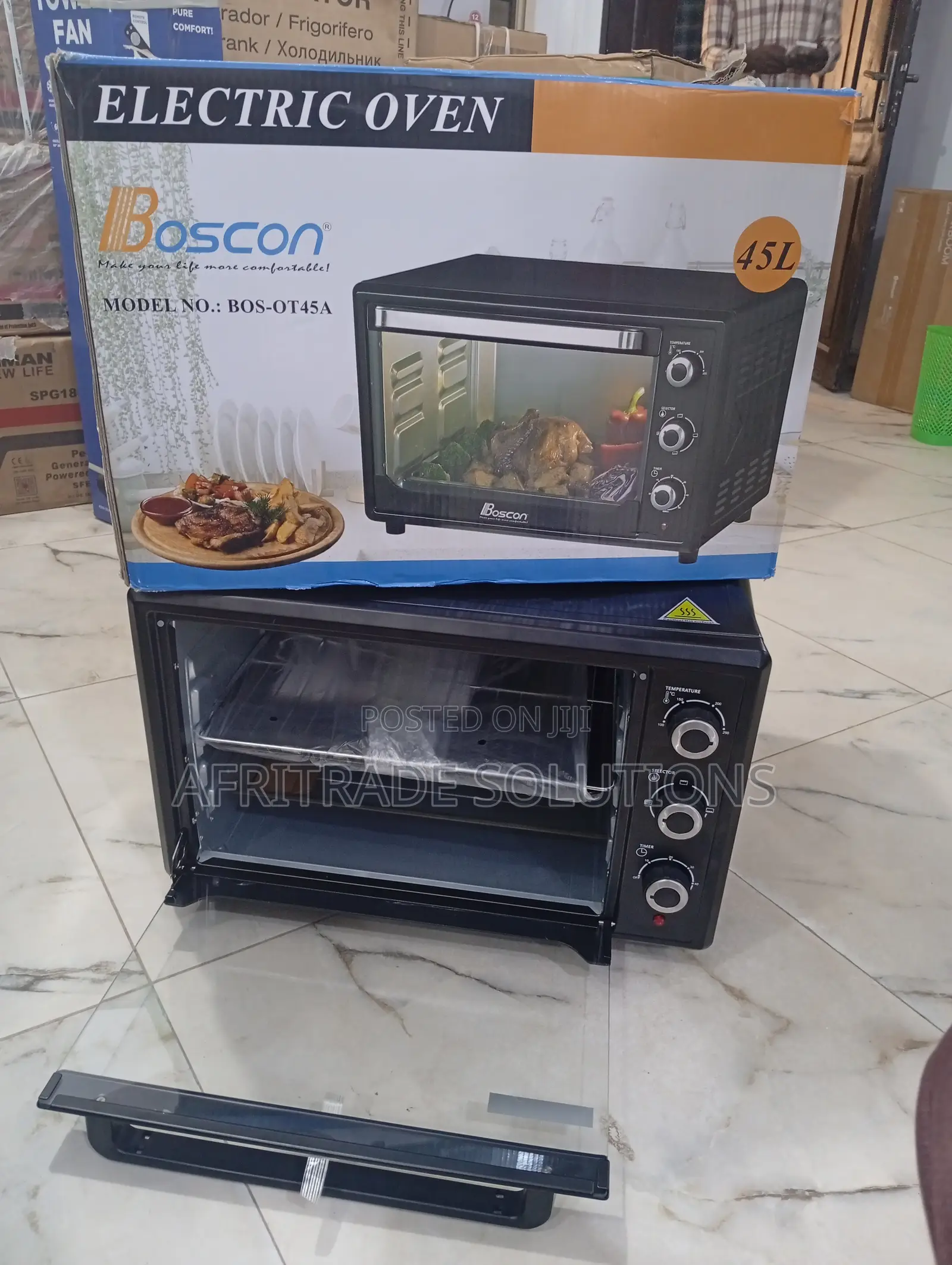 Boscon 45l Electric Oven – Compact Countertop Baking Oven