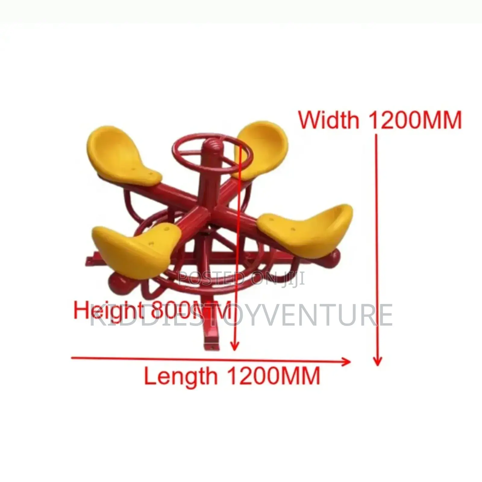 Seater Rotating Seesaw for Outdoor Playground