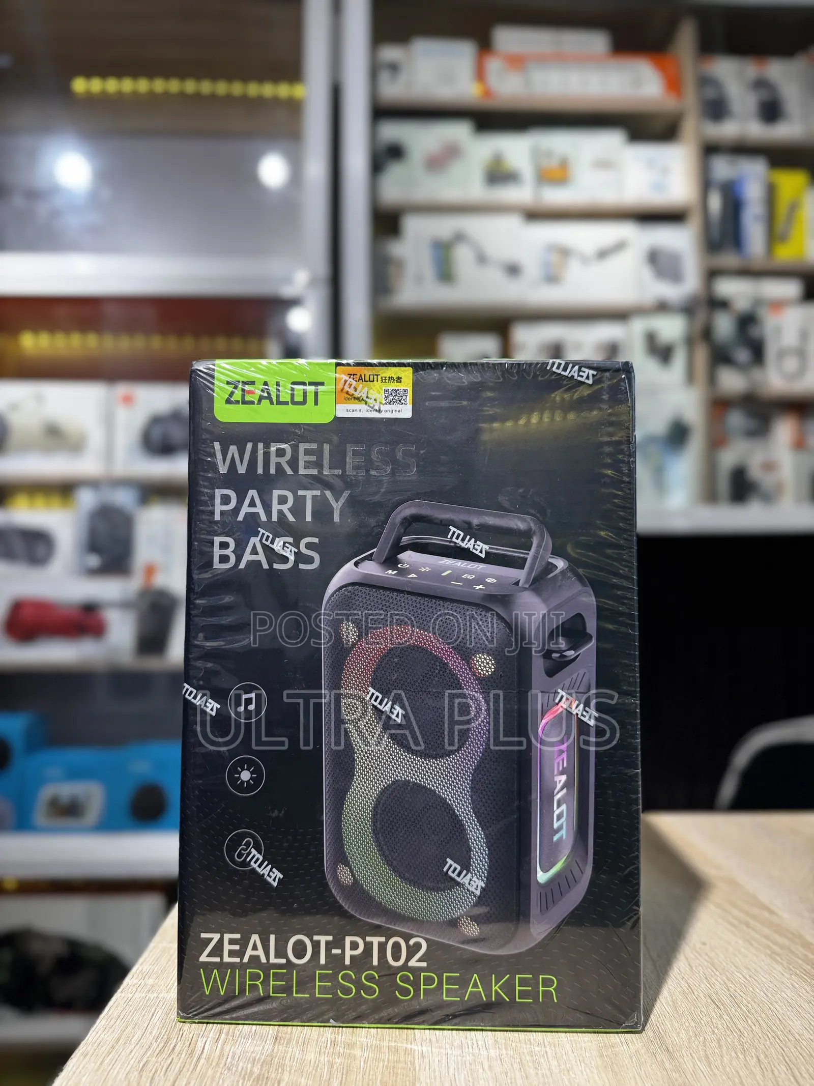 Zealot Pt02 60w High Power Subwoofer Bluetooth Speaker With 8000mah