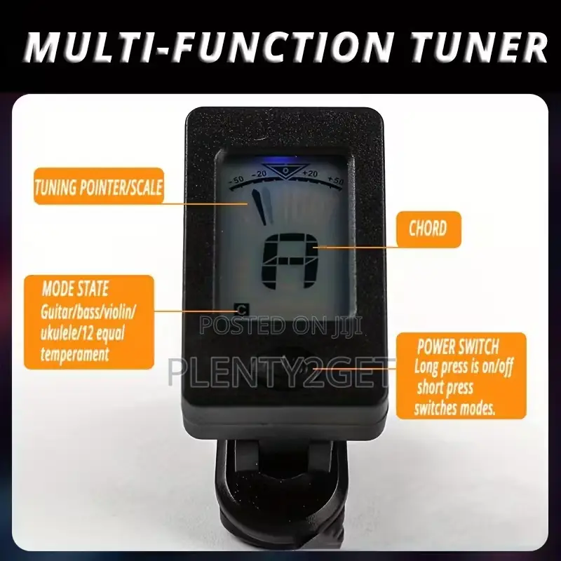 Clip On Guitar Tuner Electronic Clip On Tuner For Most String Instrume