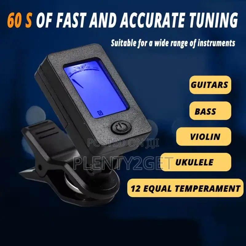 Clip On Guitar Tuner Electronic Clip On Tuner For Most String Instrume