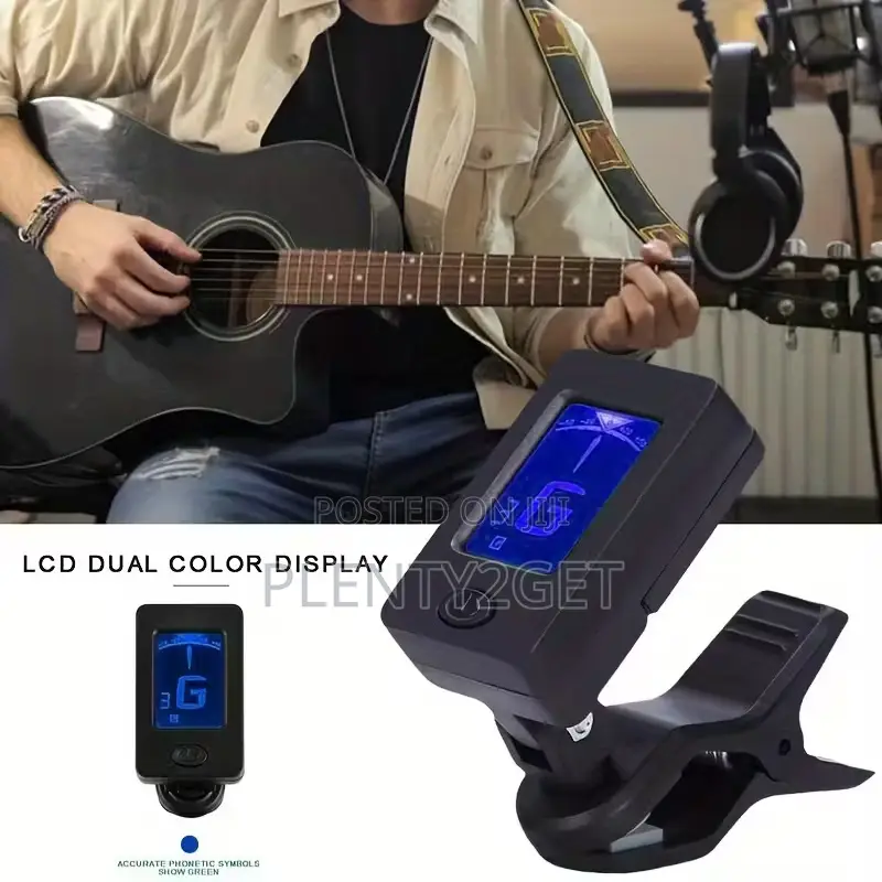 Clip On Guitar Tuner Electronic Clip On Tuner For Most String Instrume
