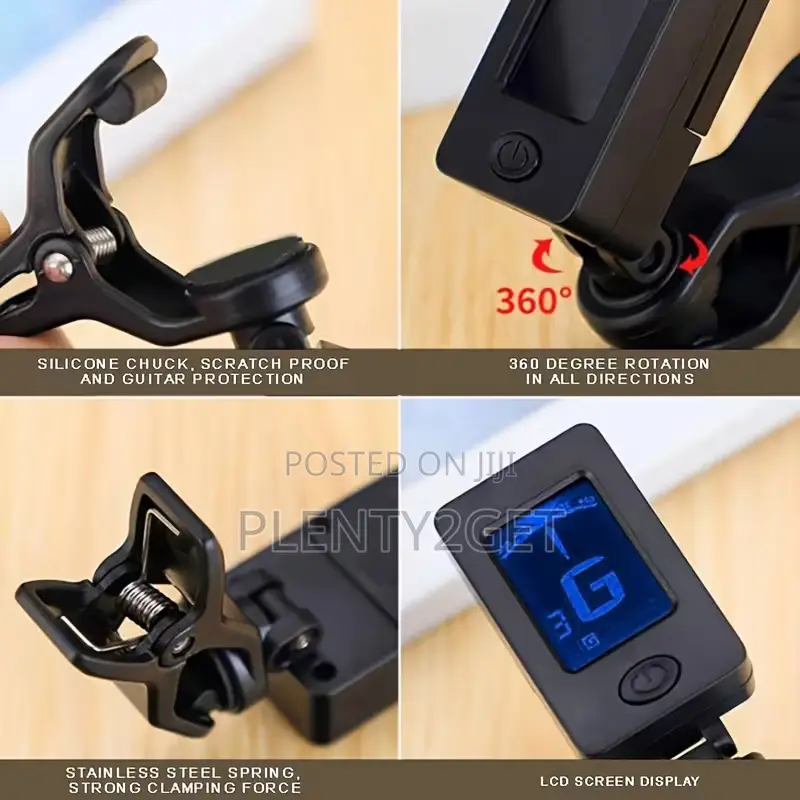 Clip On Guitar Tuner Electronic Clip On Tuner For Most String Instrume