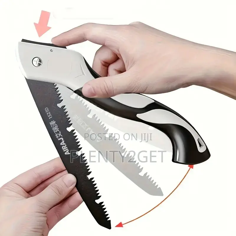 1pc Industrial Grade Steel Folding Saw, Manual Cutting Tool With Anti