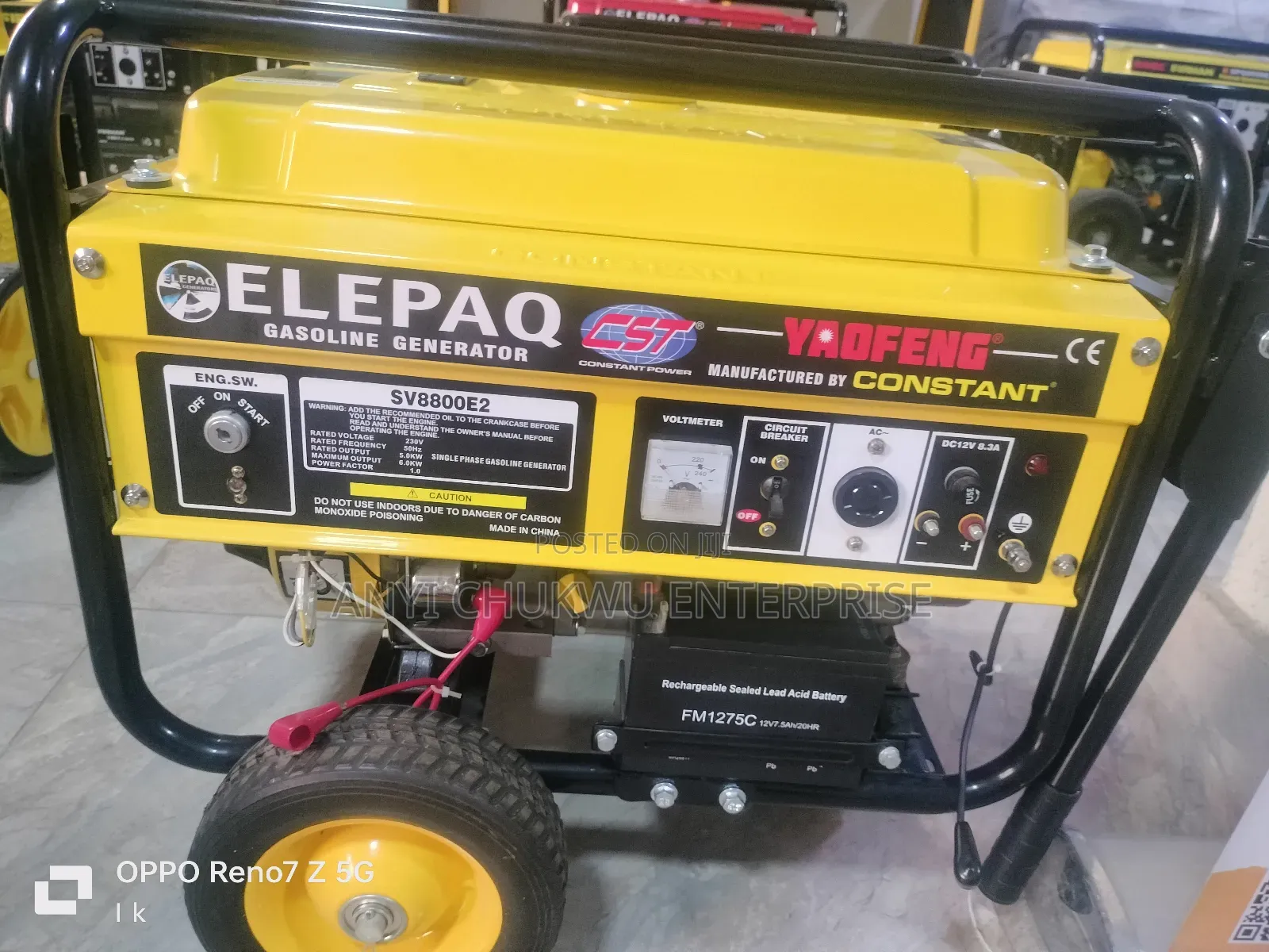 New Edition Is Elepaq Constant Sv88000e2 5.5kva 100%Copper