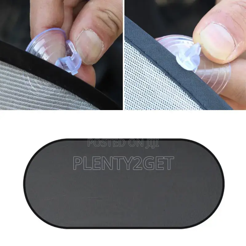 5-piece Uv-resistant Car Sun Shade Set– Universal Fit Polyester Mesh