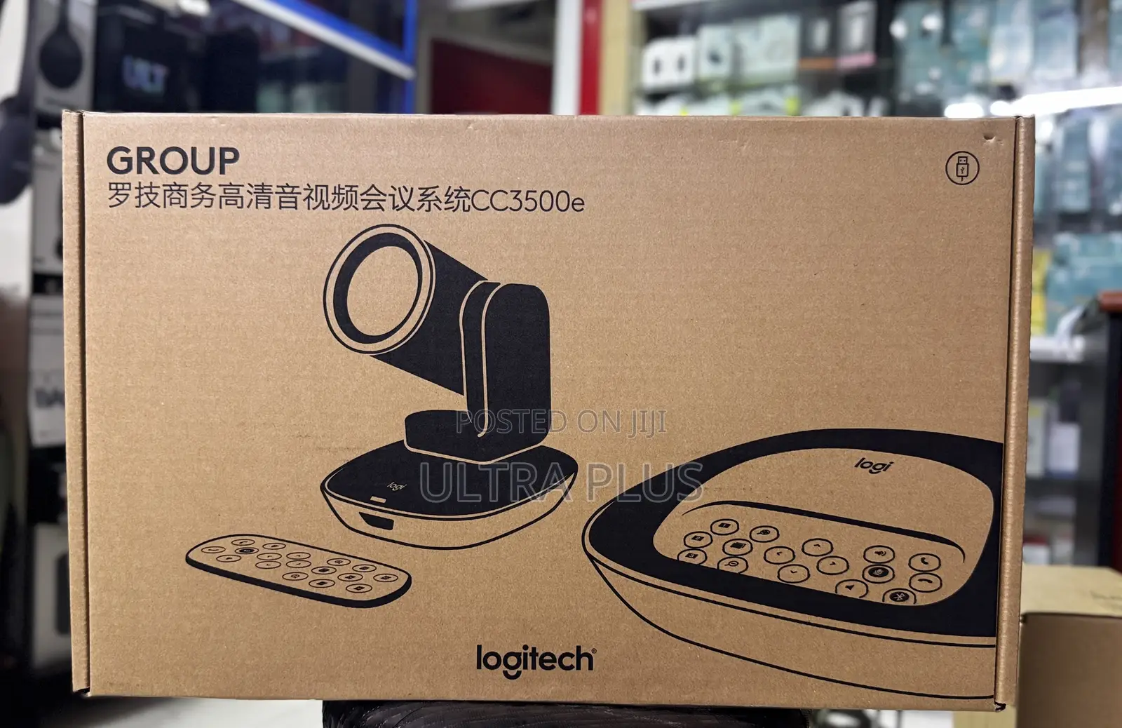 Logitech Cc3500e Group Video Conferencing Webcam Bundle Expansion Mics