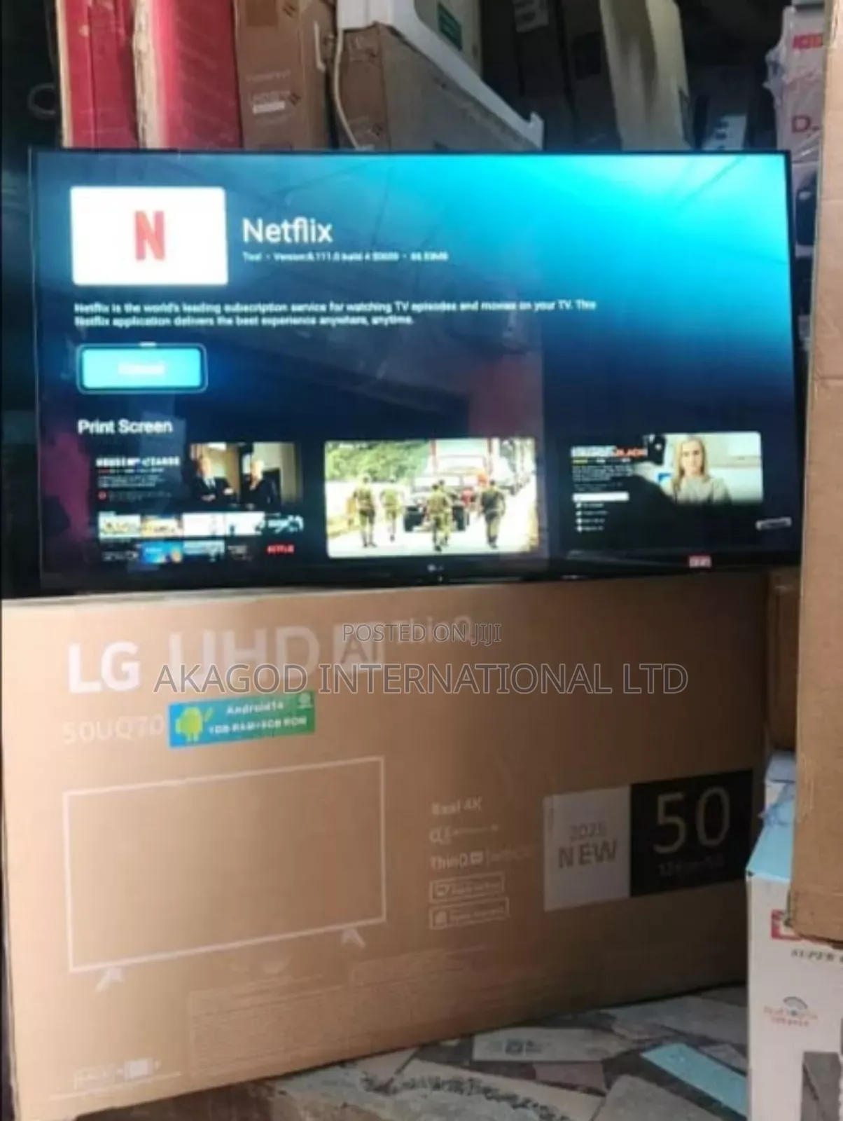 50inches Android 14,Smart Lg Tv, Smart Internet