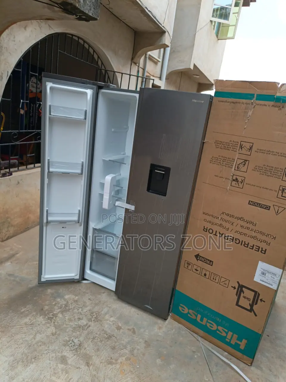 Hisense 529l Rs5p558nmsn Dual Door With Water Dispenser
