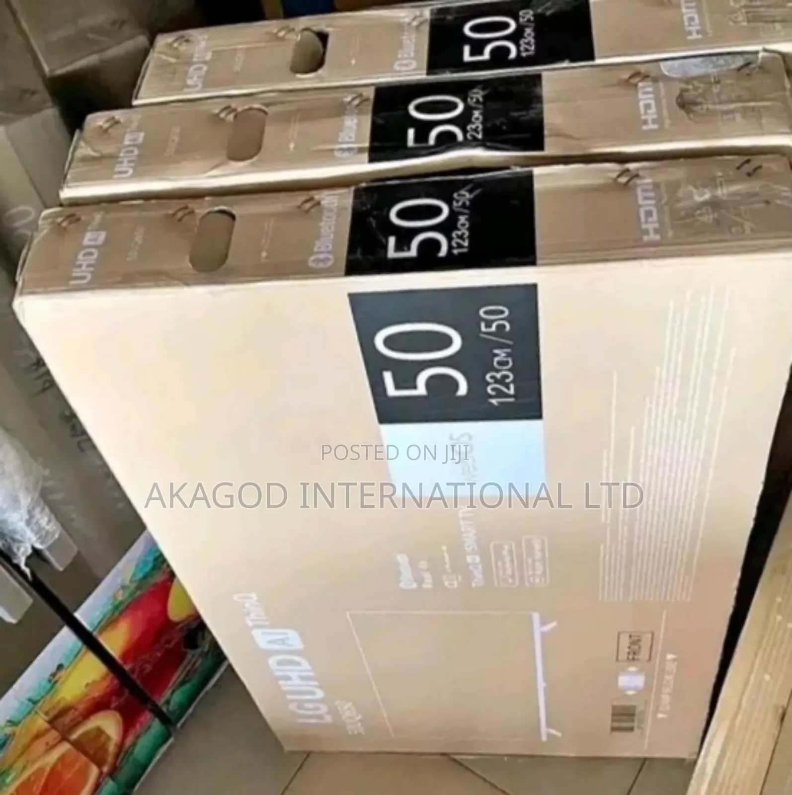 50inches Smart Lg Full Screen Mirror, Watch, Netflix And, Youtube +B