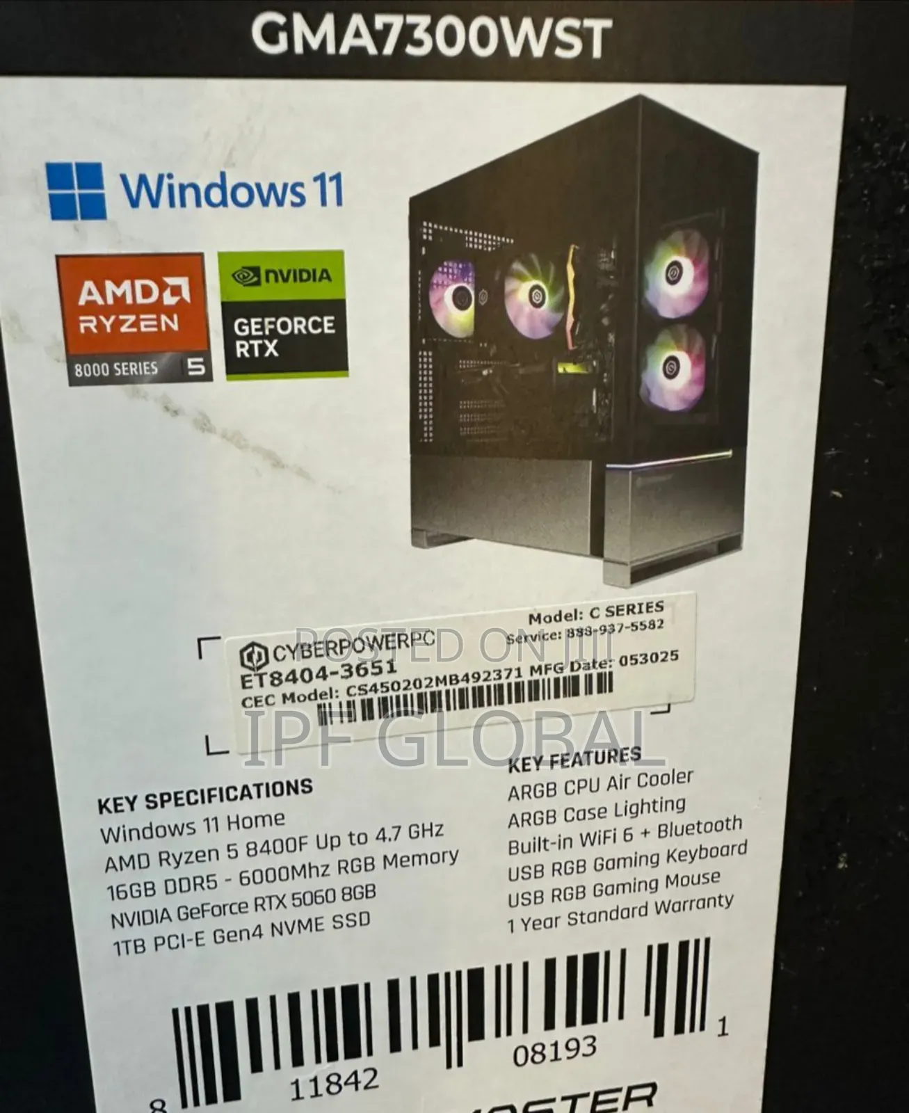 New CyberpowerPC AMD Ryzen 5 Configurator 16GB AMD Ryzen 5 SSD 1T