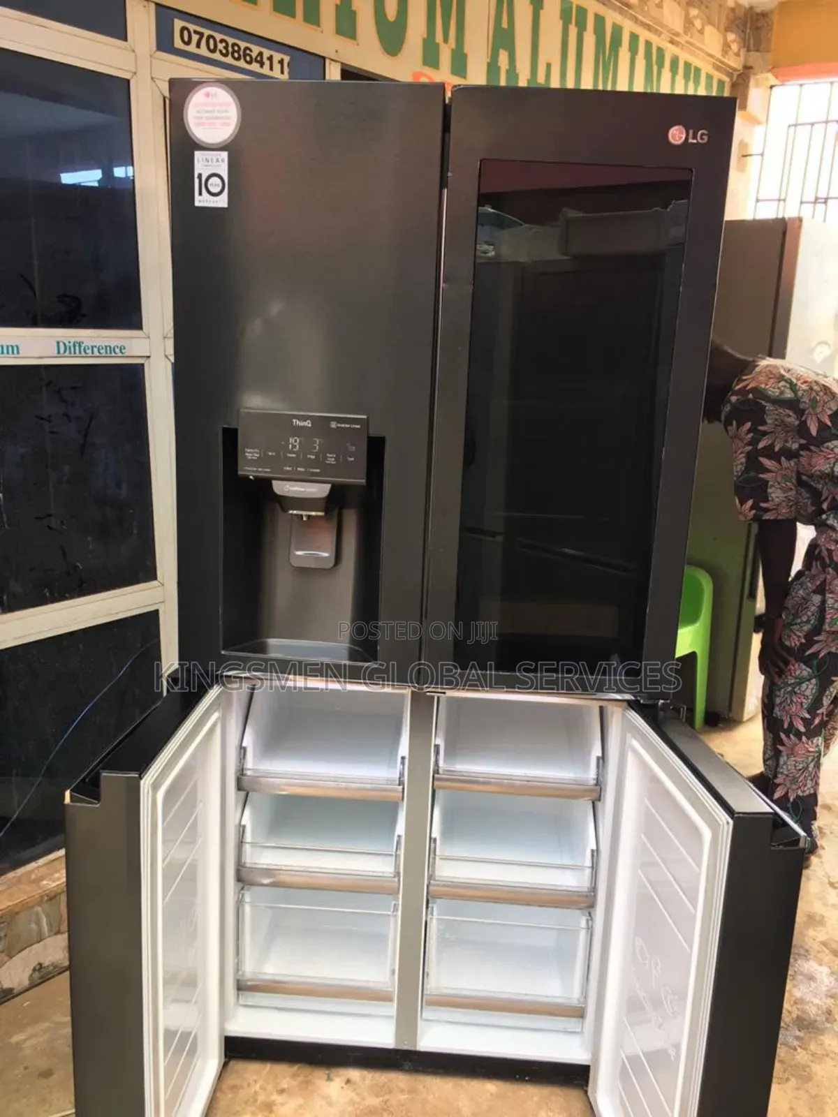 Lg French Door High Quality Smart Low Energy Inverter Refrigerator