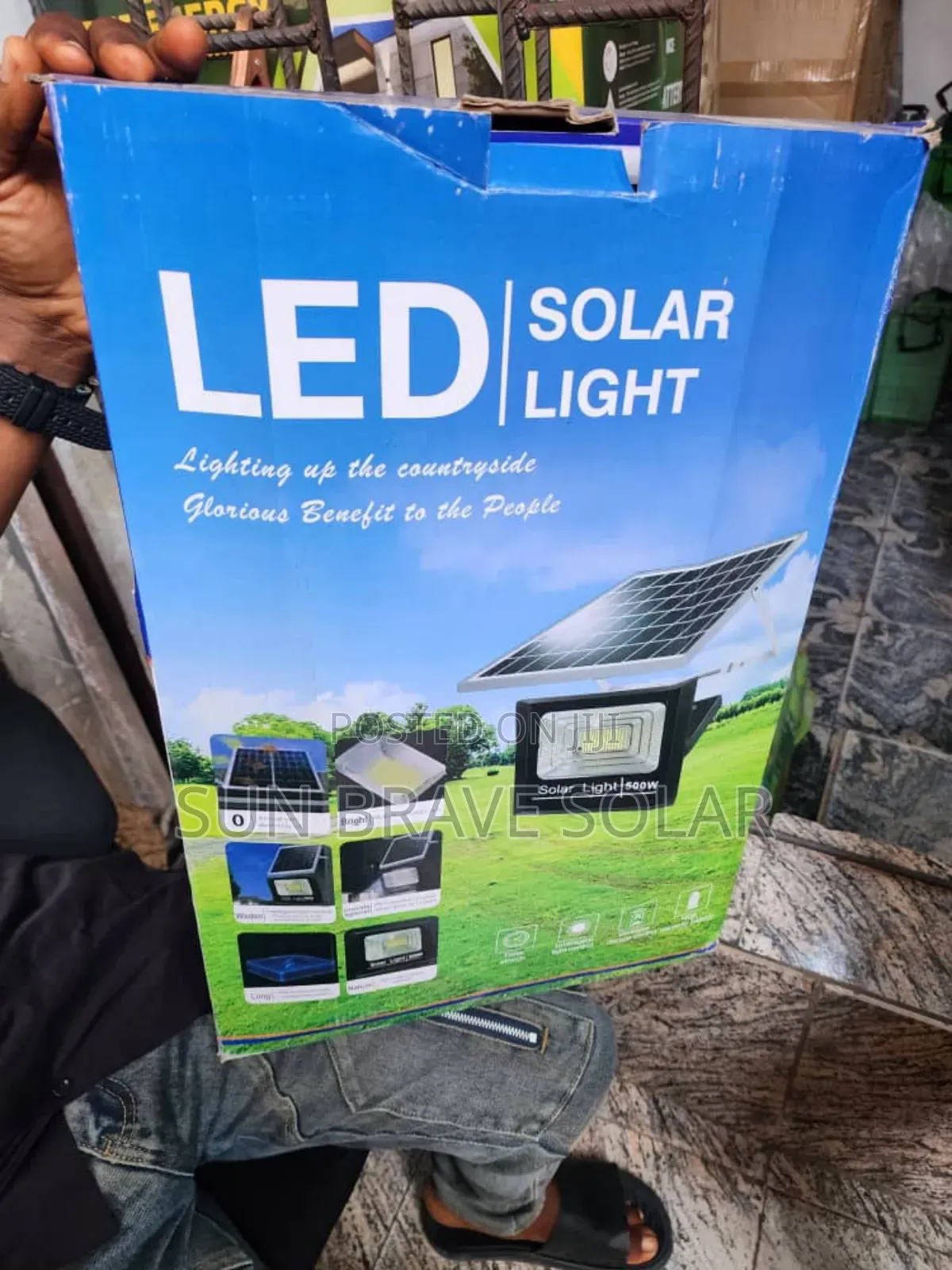 500w Solar Fence Light Available In Stock