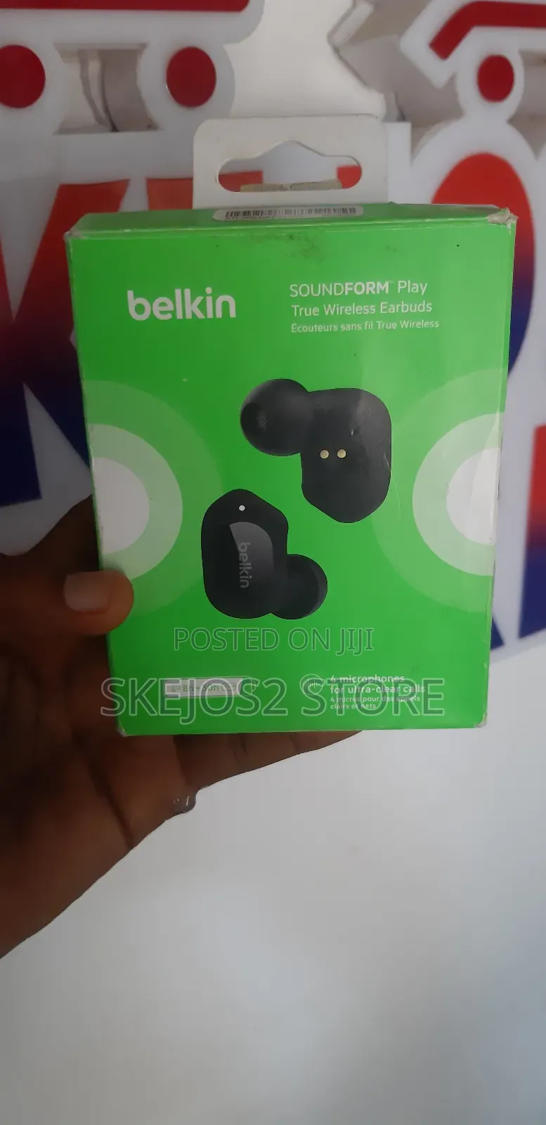 Open Box Belkin Soundform Play True Wireless Earbuds