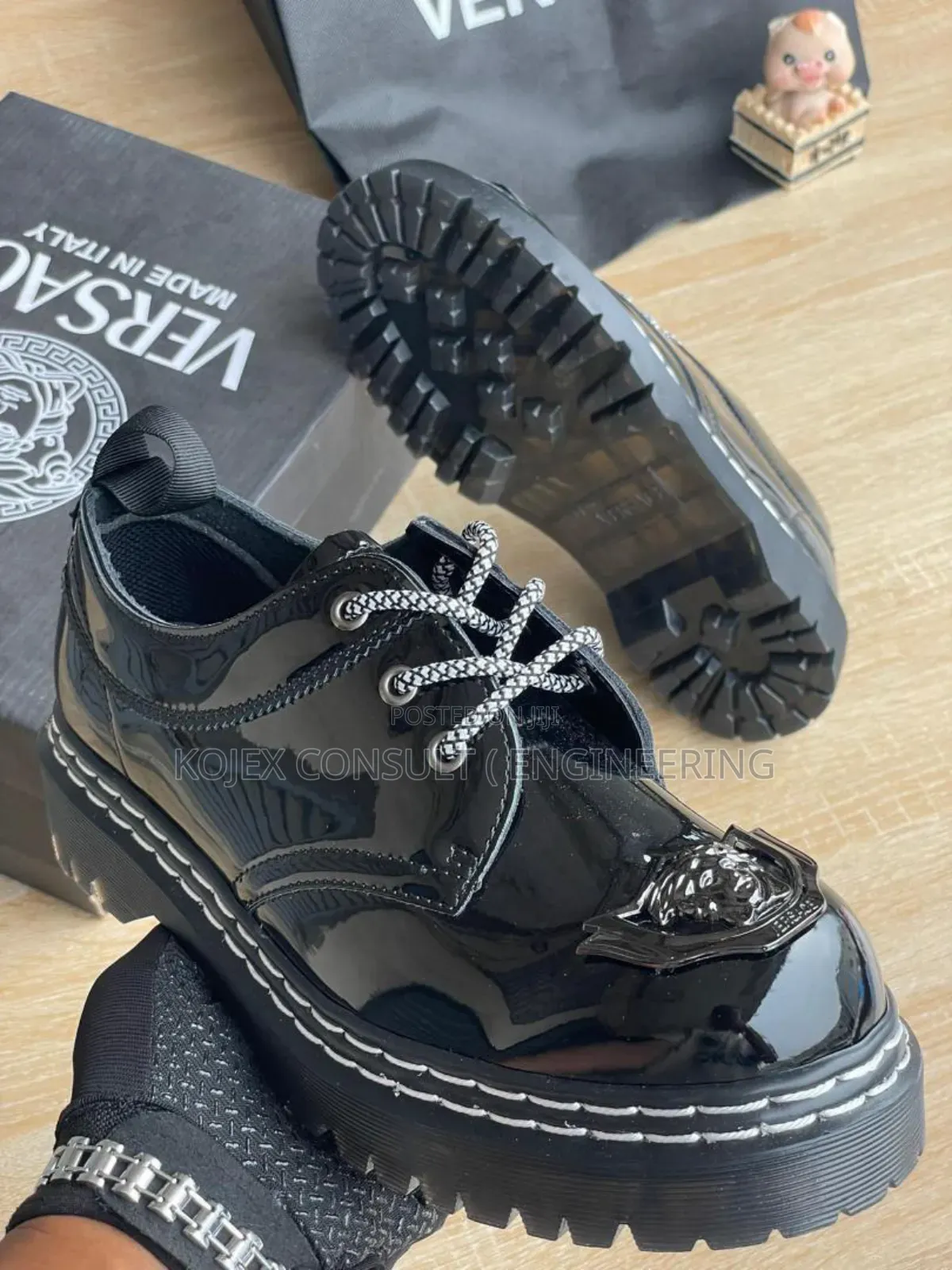 Versace Glass Sole Shoe