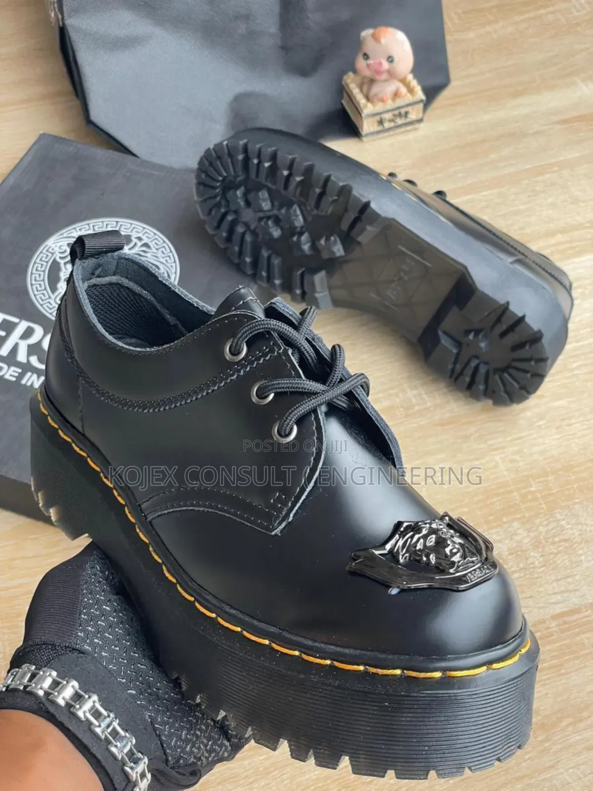 Versace Glass Sole Shoe