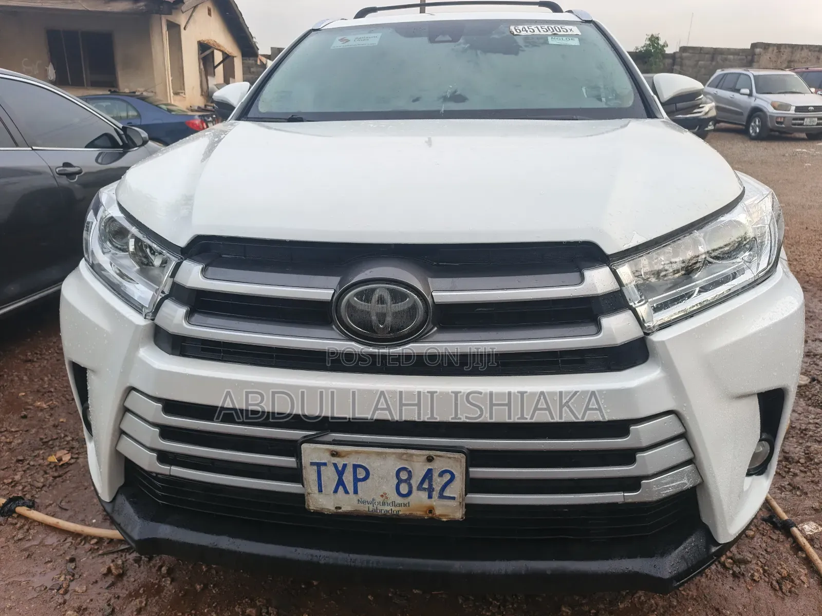Toyota Highlander XLE 4x4 V6 (3.5L 6cyl 8A) 2017 White