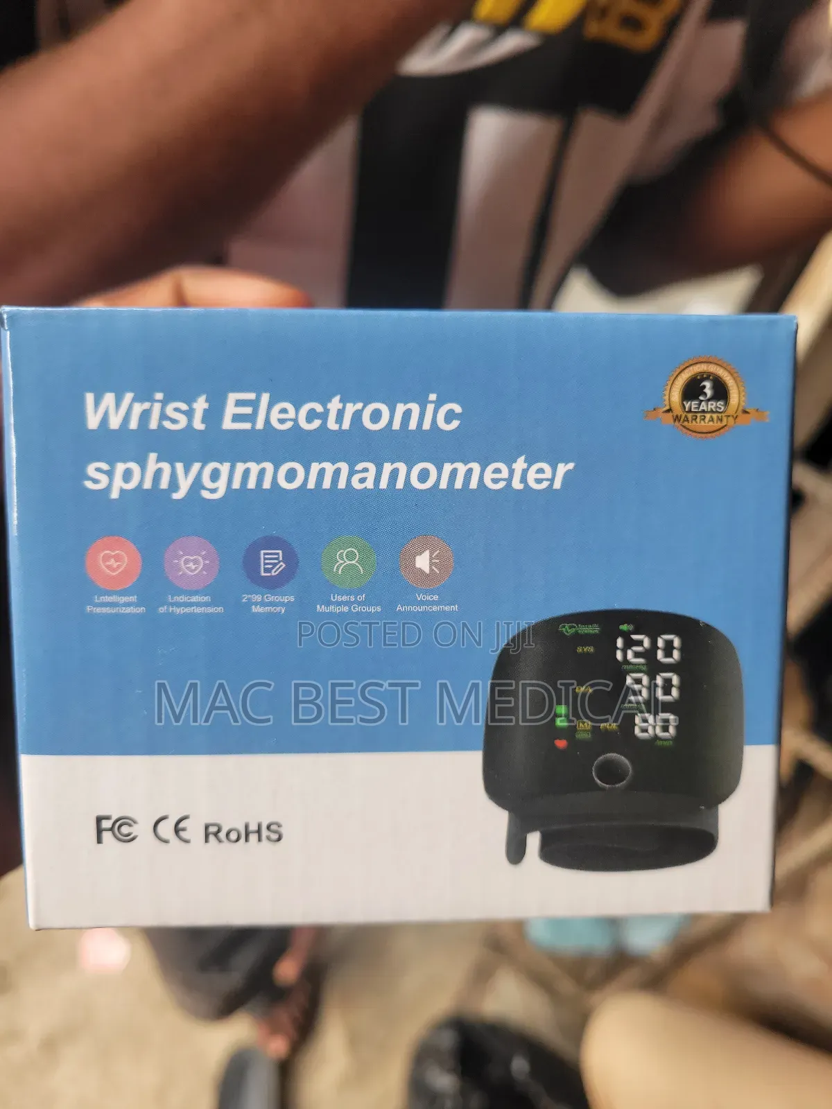 Wrist Blood Pressure Monitor