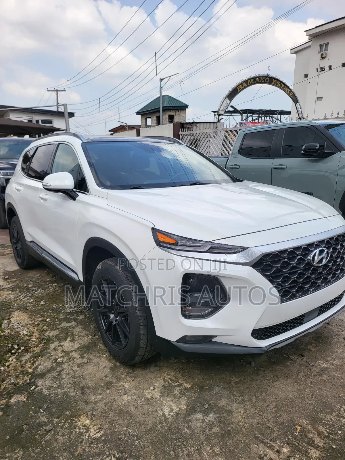 Hyundai Santa Fe Limited 2.4 w/SULEV FWD 2020 White