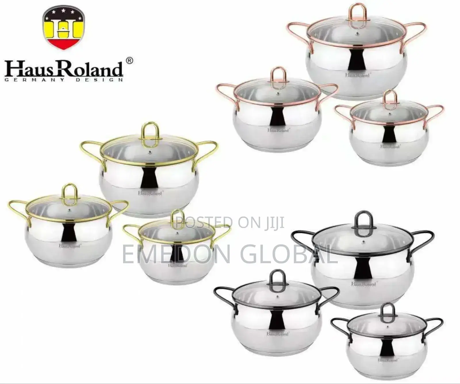 Haus Roland Stainless Steel Cookware.
